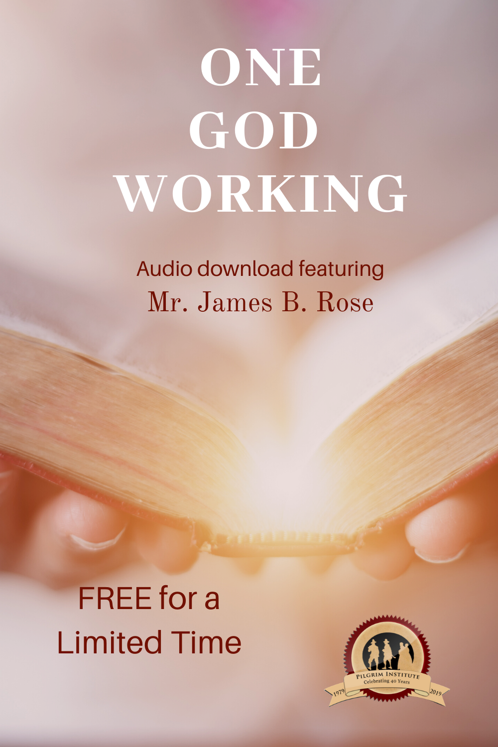 This presentation purposes to quicken the American Christian to discern the Providence of God and to recognize only One God Working in their heart, home school, church and nation. Mr. Rose will endeavor to illustrate why the principle of only One God Working is so full of peace, joy, hope and power for the believer.