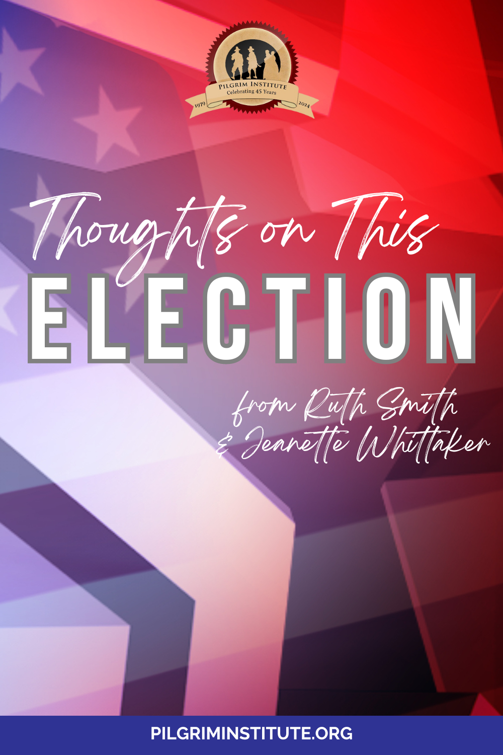 Thoughts on this election ...
With so much at stake in the upcoming election, you may be wondering what one individual can do to make a difference.