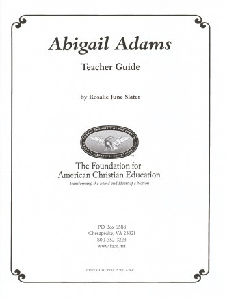 Abigail Adams Teacher Guide